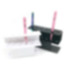 Tweezer Stands, black and white, front view, sold by The Lash Co, in Windsor, Ontario.