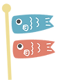 鯉のぼりのイラスト