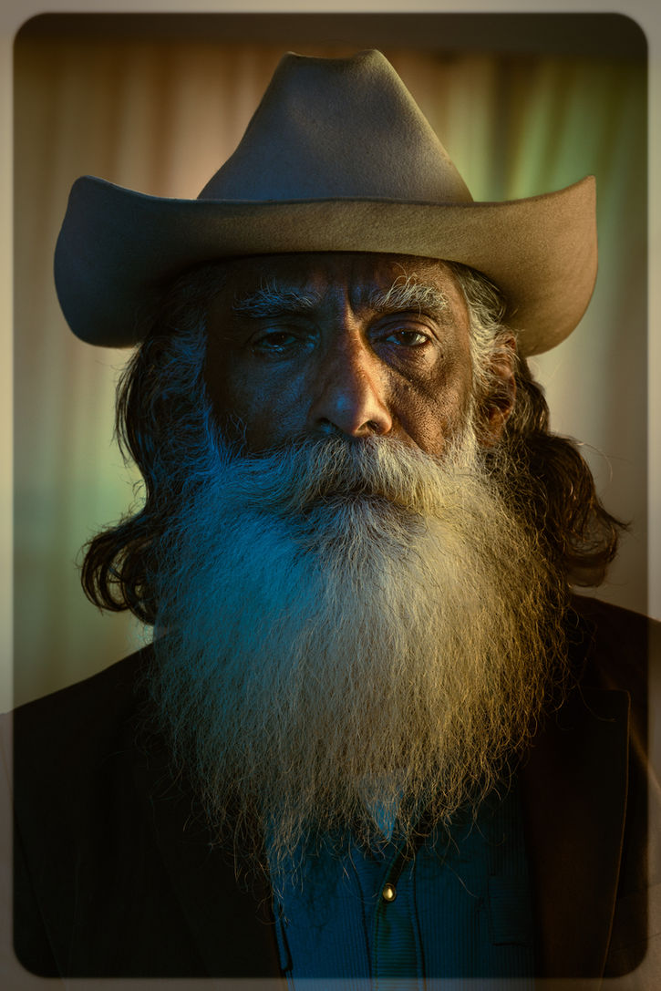 Photography by Spencer McCray — Portrait of an old man with long white beard and hat | Los Angeles photographer