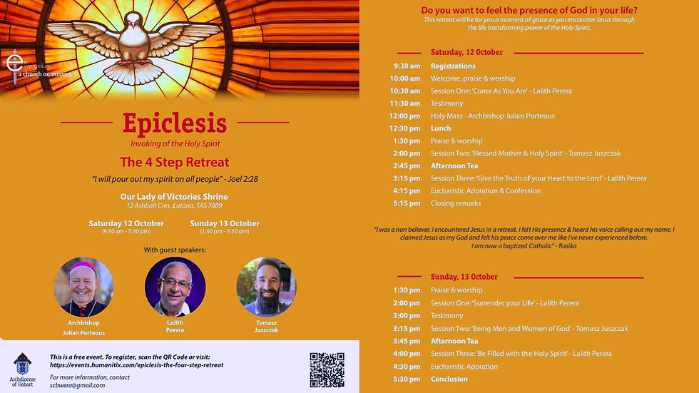 Epiclesis - The 4 Step Retreat - Australia