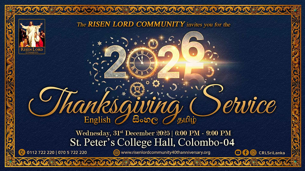 Thanksgiving Service - 2025