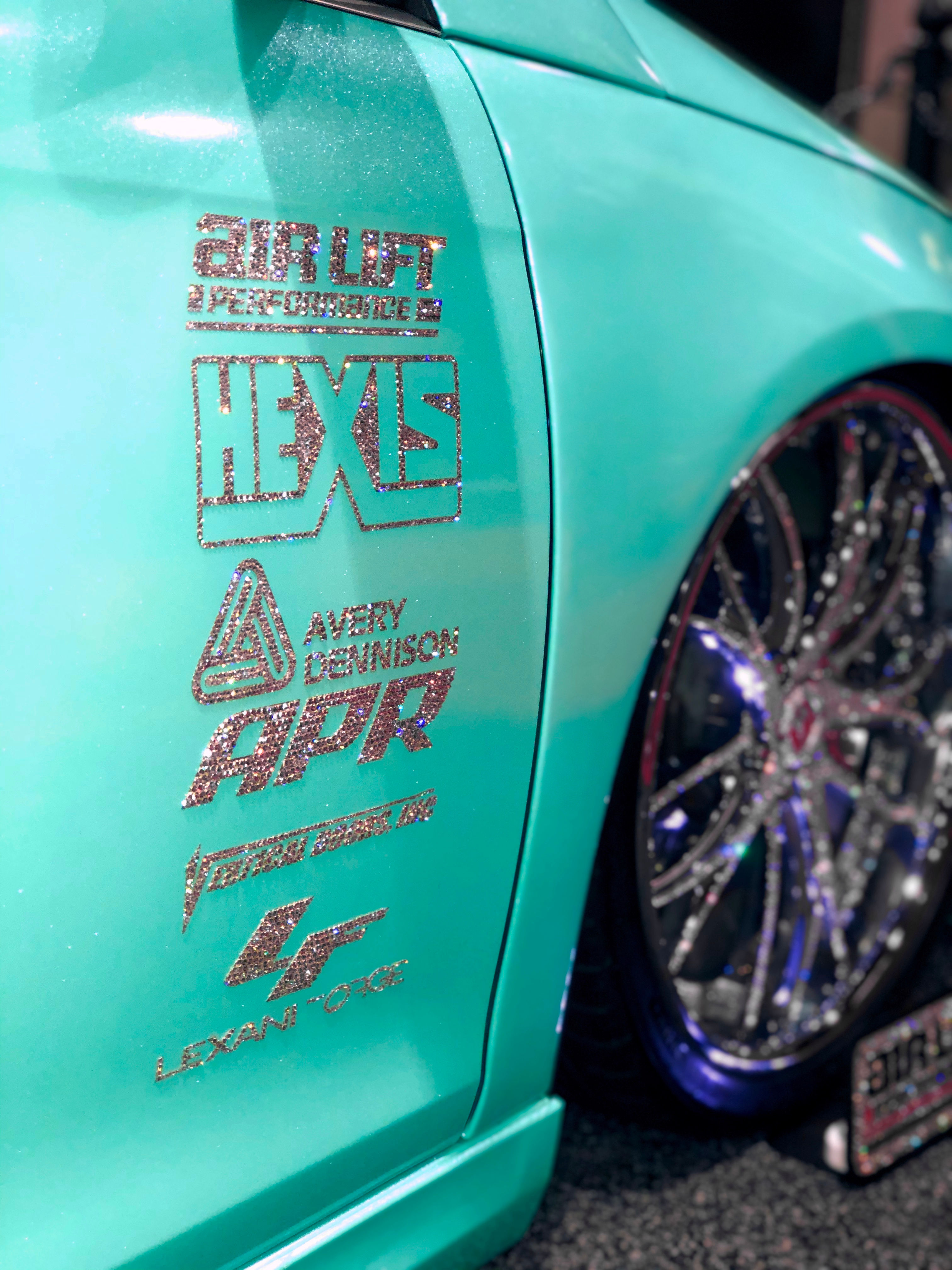 CRYSTALLIZED Car Decal