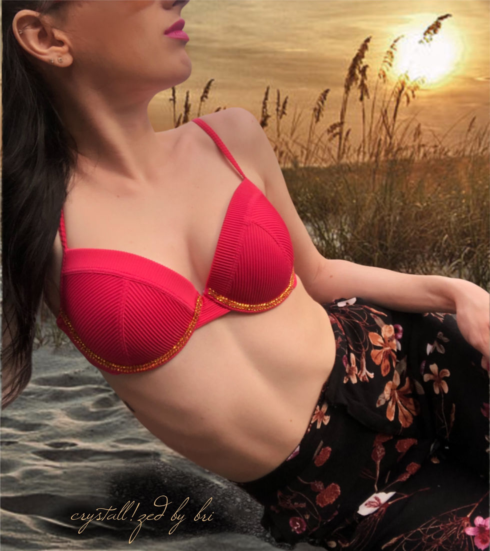 Thumbnail: CRYSTALLIZED Bikini Top - Underwire