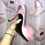 Thumbnail: CRYSTALLIZED Barbie Heels - Marabou Feather