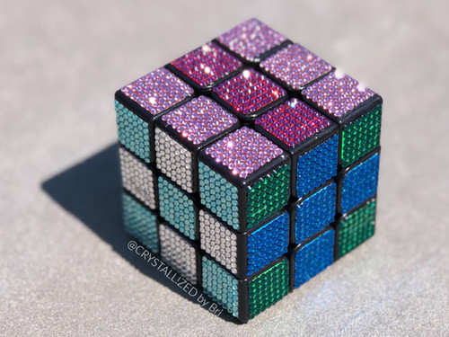 CRYSTALLIZED Rubik's Cube - Pick Your Colors! | crystallizedbybri