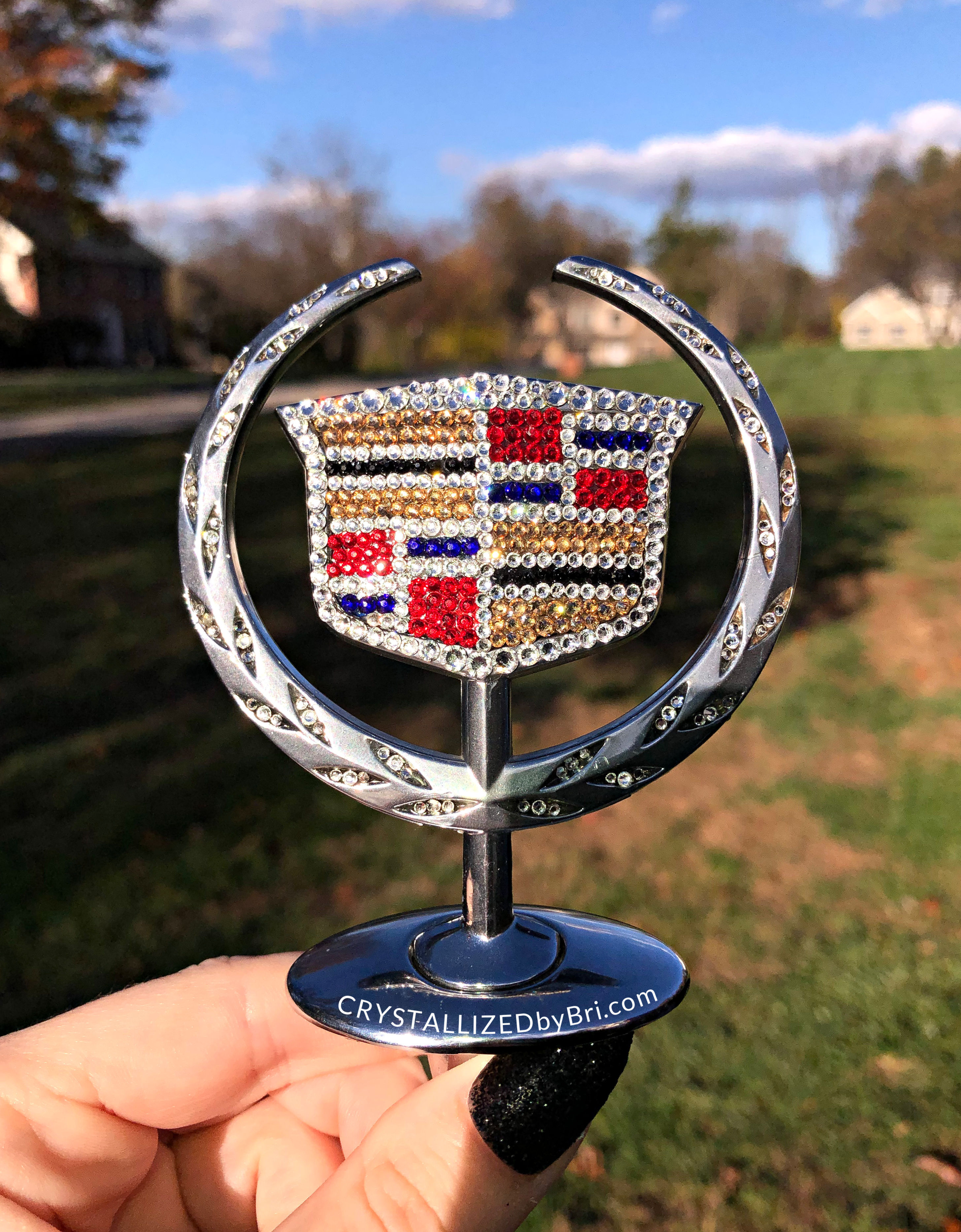 CRYSTALLIZED Cadillac Hood Ornament