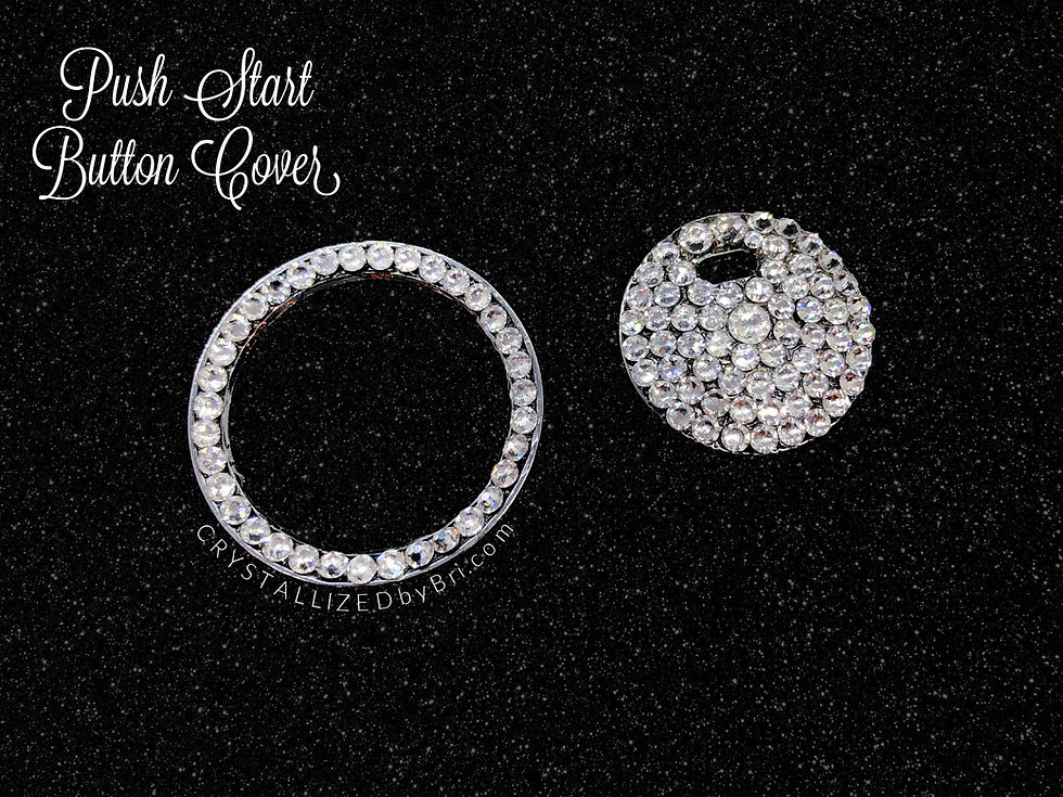 CRYSTALLIZED Push Start Ignition Ring and Cover