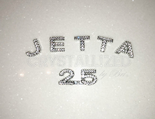 Crystallized Lettering CRYSTALLIZED VW Volkswagen Lettering - Jetta 2.5 | crystallizedbybri