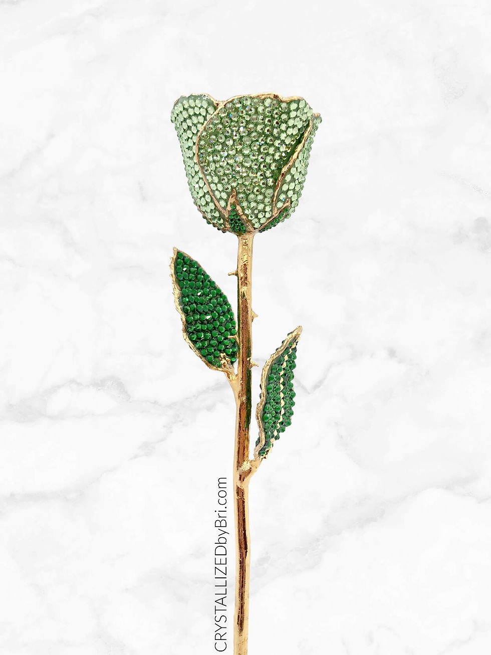 Thumbnail: The Forever Rose® CRYSTALLIZED Birthstone Rose - August (Peridot)