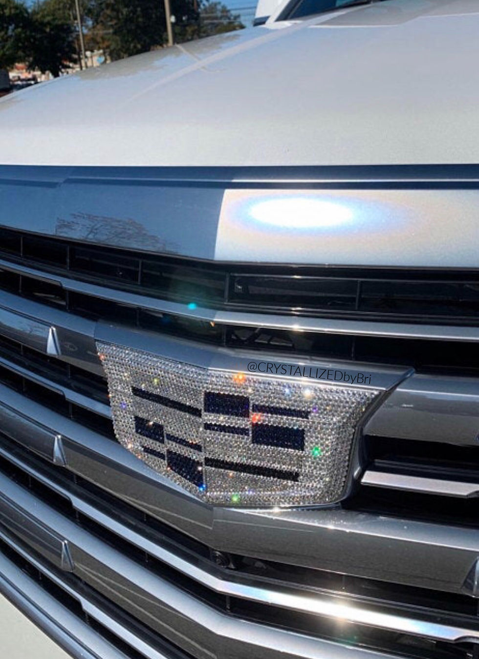 Bedazzled Swarovski crystal car emblem auto bling by crystallized by bri