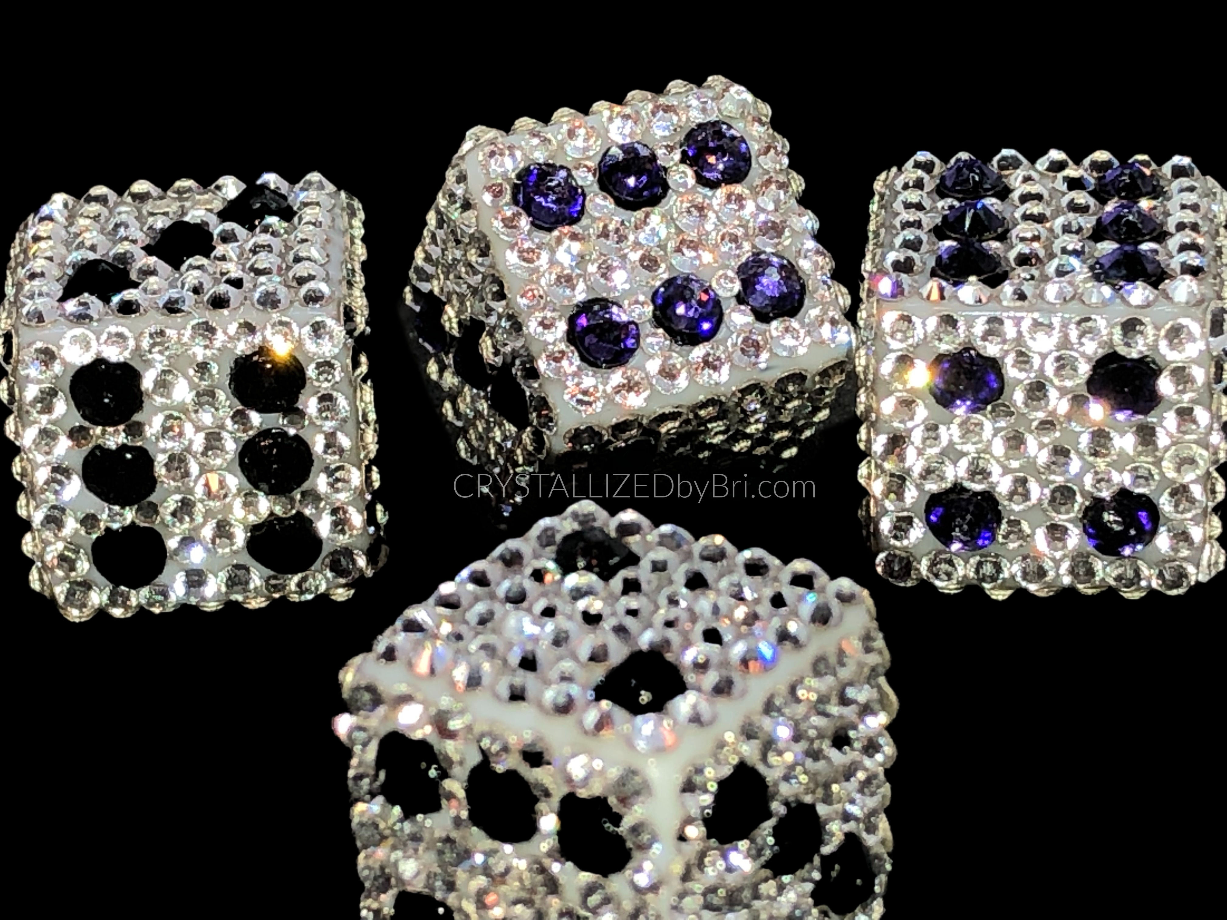 CRYSTALLIZED Pair of Dice - Game Sized