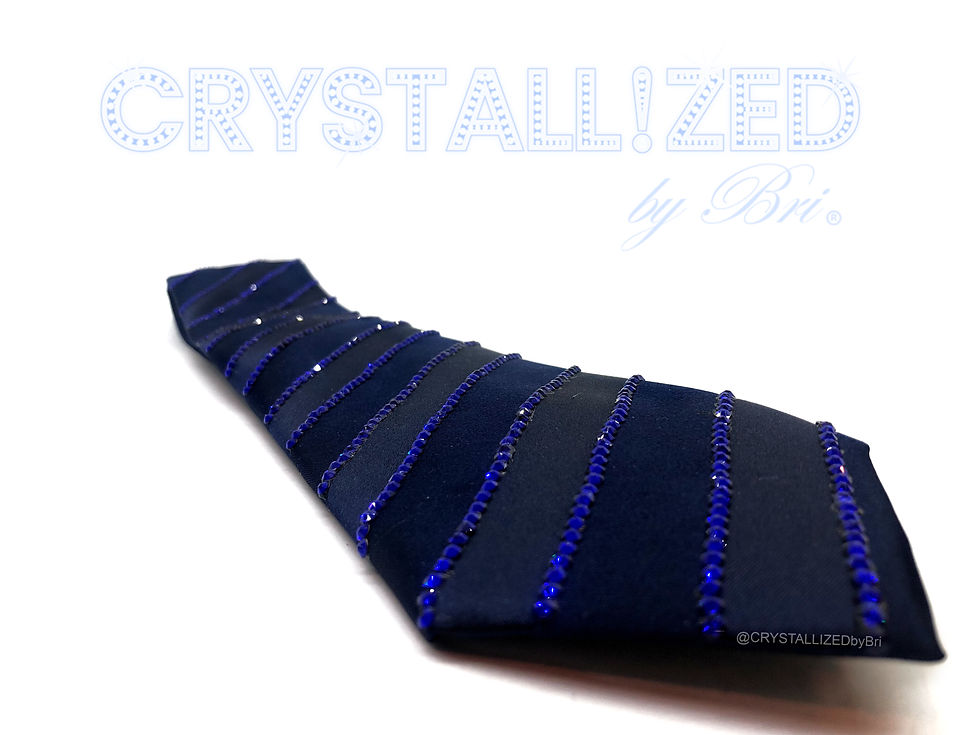 Thumbnail: CRYSTALLIZED Men's Tie - Stripe