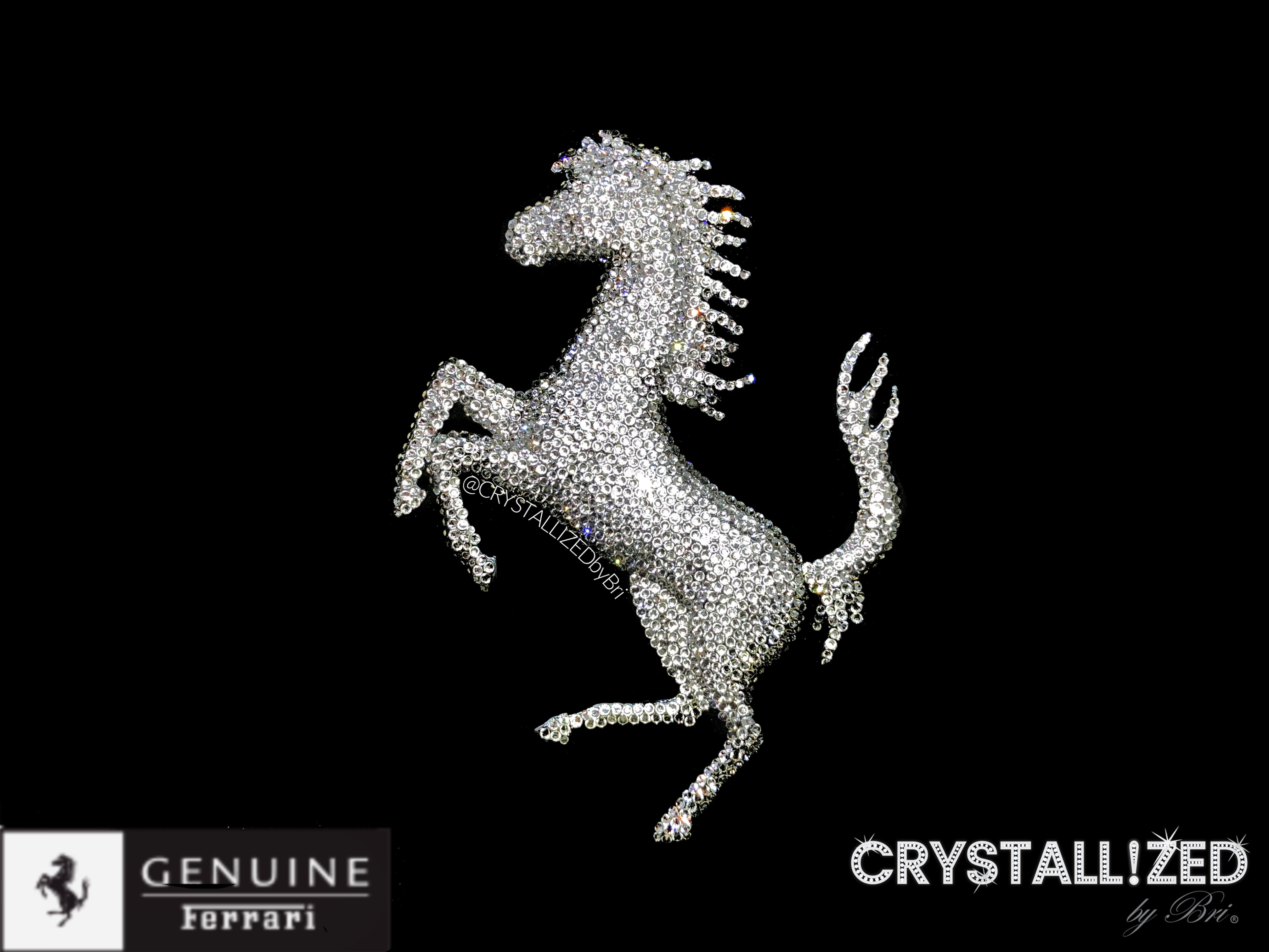 CRYSTALL!ZED Ferrari Emblem
