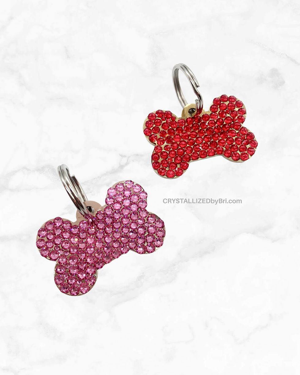 Thumbnail: CRYSTALLIZED Dog Tag - Personalize It!