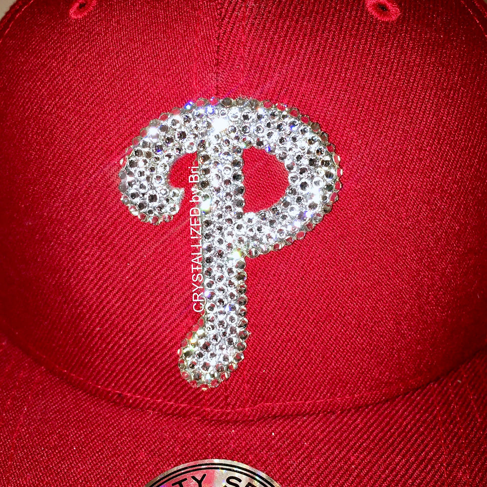 Bedazzled Swarovski crystal snapback sports team cap adjustable hat bling by crystallized by bri