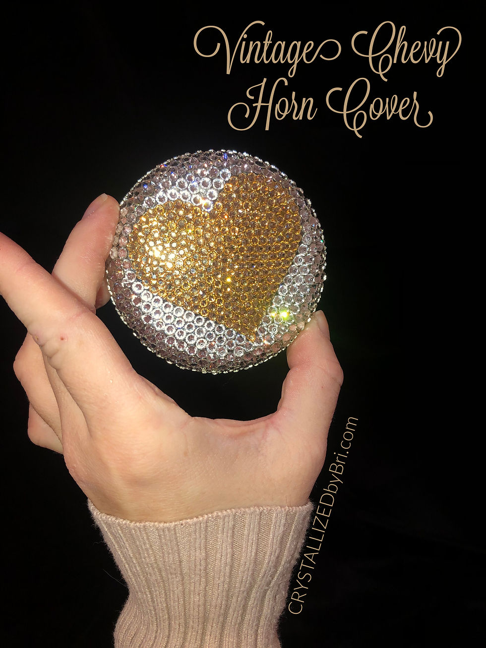 CRYSTALLIZED Vintage Chevy Horn Cover