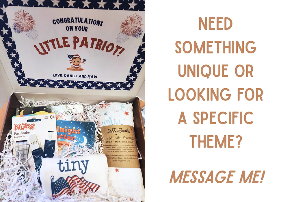 Thumbnail: Teddy Bear Baby Shower Gift Box – Cute Custom Baby Shower Gift & Newborn Welcome