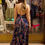 Miniatura: Vestido floral tiras Plata sin espalda