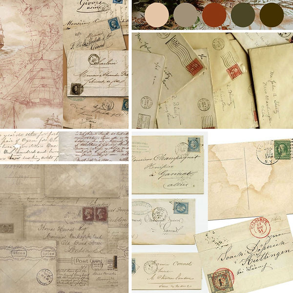 first postcards moodboard