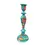 Thumbnail: Hand-painted Wooden Candlestick - Floral
