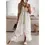 Thumbnail: 2022 Summer New European Style Lacetank Long Dressgown Solid Color Sleeveless