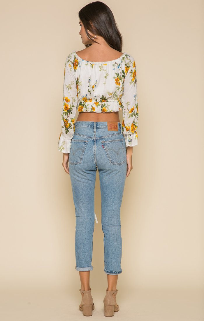 Thumbnail: Woman's Buttercup Fields Crop Top