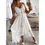 Thumbnail: 2022 Summer New European Style Lacetank Long Dressgown Solid Color Sleeveless