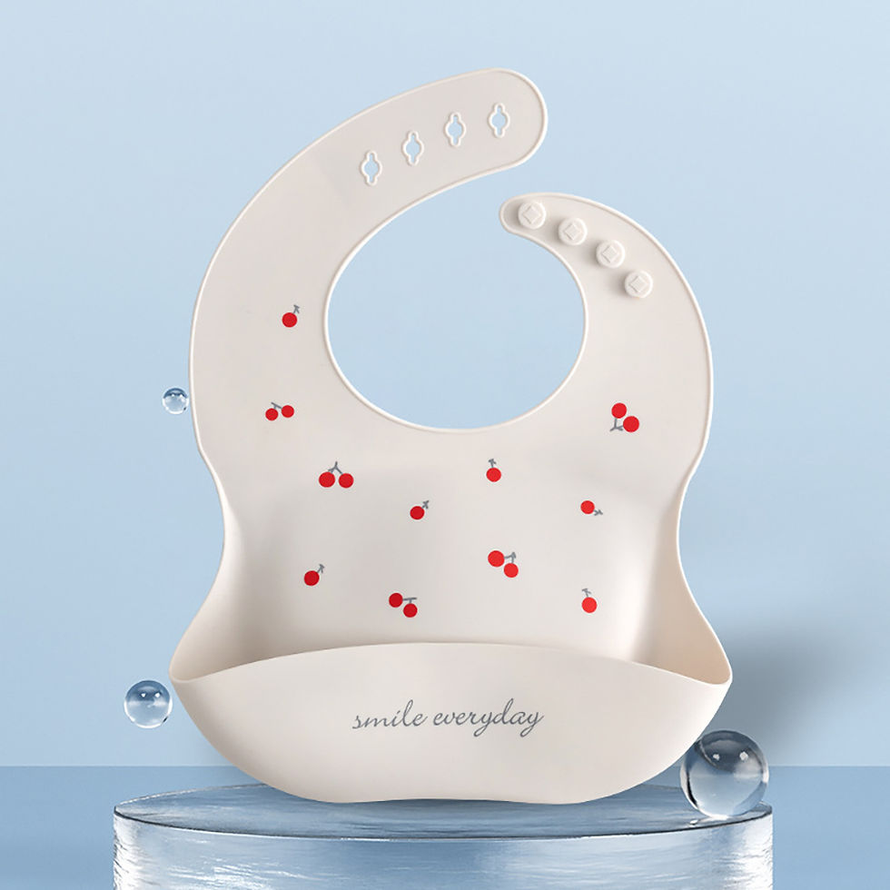 Thumbnail: Baby Bib Waterproof Soft Silicone Scarf Summer Cute 