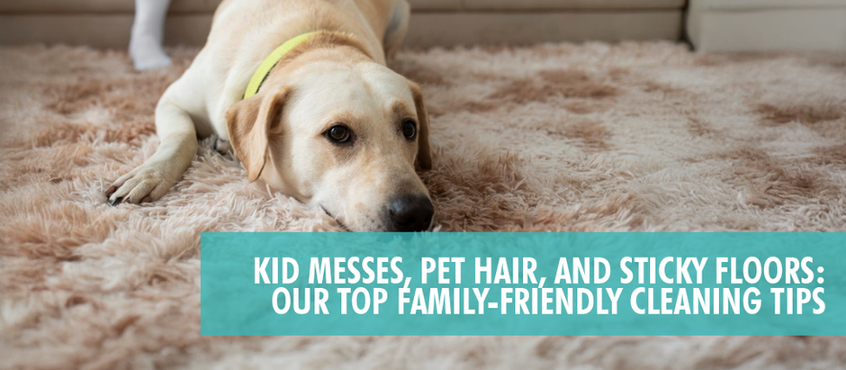 🧽 Kid Messes, Pet Hair, and Sticky Floors: Our Top Family-Friendly Cleaning Tips