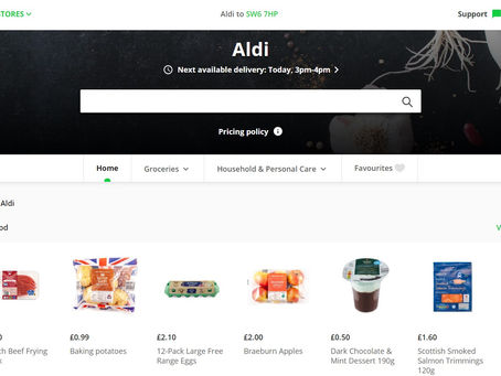Aldi UK:nueva tienda online