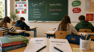 Azterketak euskaraz eta okzitanieraz egitea: Fep-CFDTk aukera bera eskatzen du ikasle elebidun guztientzat