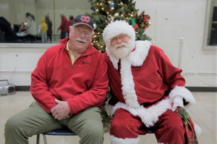 Santa with young Jim