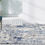 Thumbnail: TRD0858 Grey/Blue Trendy Collection Rug