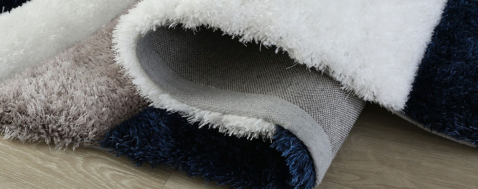 Thumbnail: MS0757 Brown/Beige Meteos Shag Rug