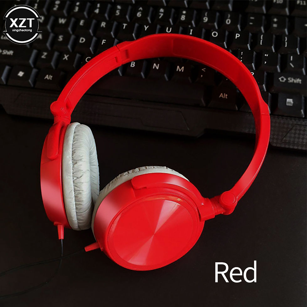 Miniatura: Wired Headphones Over Ear Headsets HD Sound Bass HiFi Sound Music Stereo Earphon