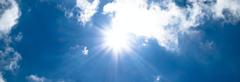 beautiful clear day of Sunlight