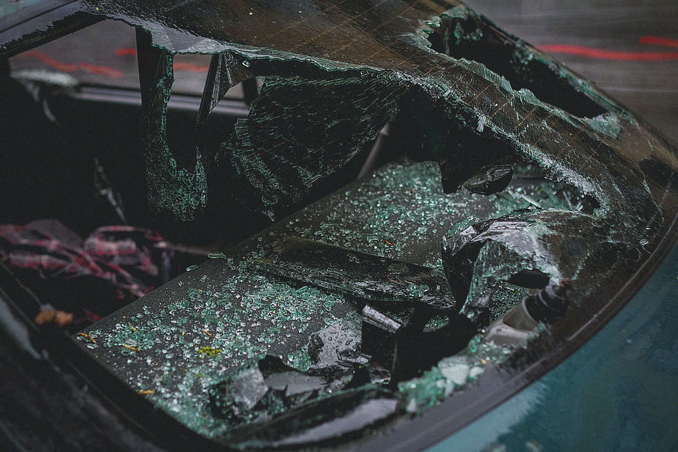 accidents while driving or at work