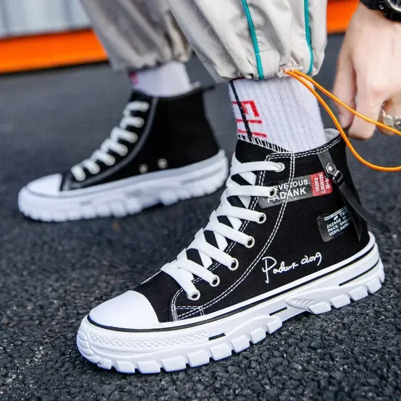 Miniatura: Tênis Masculino de Lona, Estilo Street Man