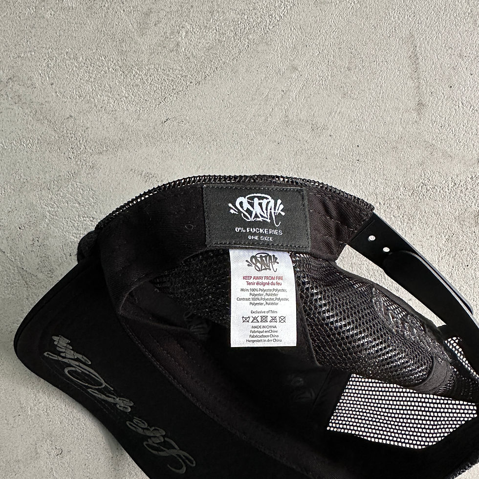 Miniatura: Syna World Black/Grey Rope Trucker Hat