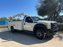 2013 FORD F-550 DIESEL UTILITY LIFTMOORE 2550 CRANE