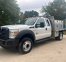 2015 FORD F450 4WD DIESEL ALUMINUM FLATBED WINCH