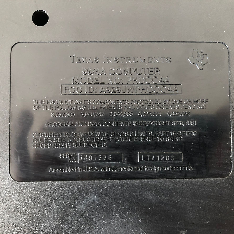 Thumbnail: Texas Instrument TI99/4A USA