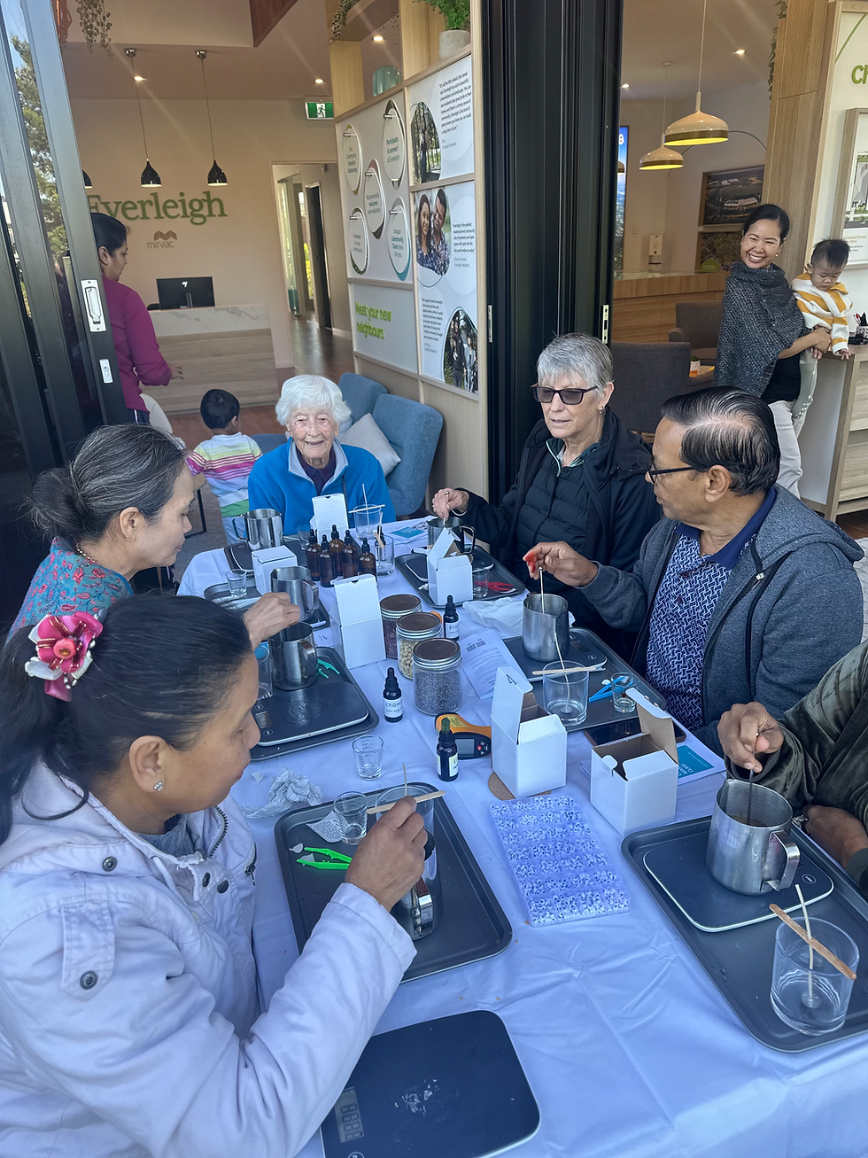 Valentines Senior's Candle Class 