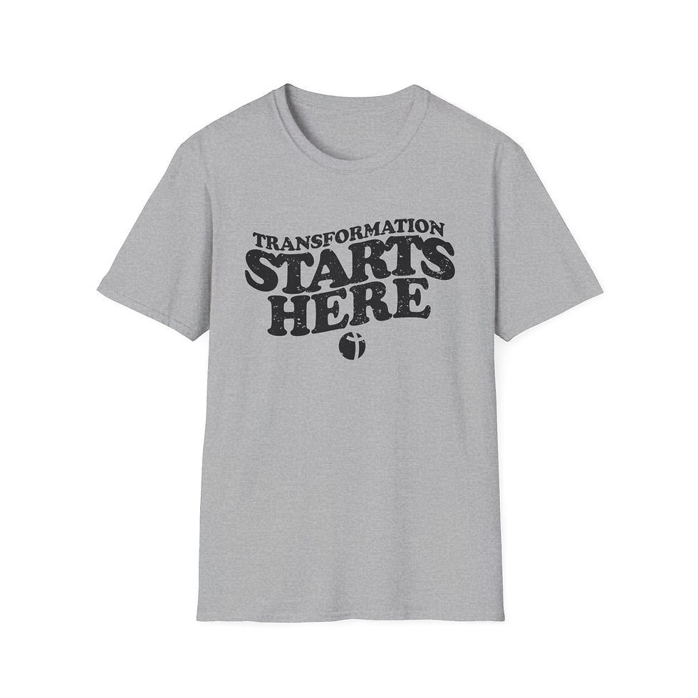 Thumbnail: Transformation Starts Here: T-Shirt - (Black)