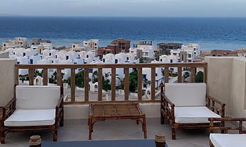 For sale 1st Row apartment with roof and sea view in azzurra - Sahl hasheesh