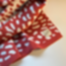 The Dots (Huge) -kaulahuivi, rusty red-white