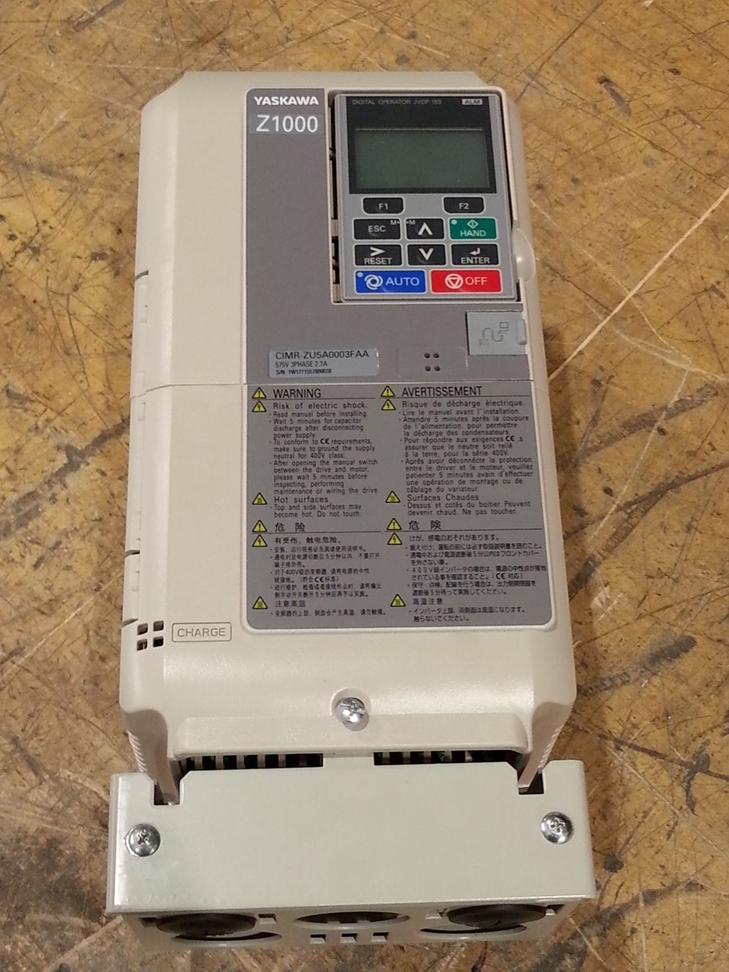 CIMR-ZU2A0031FAA Yaskawa