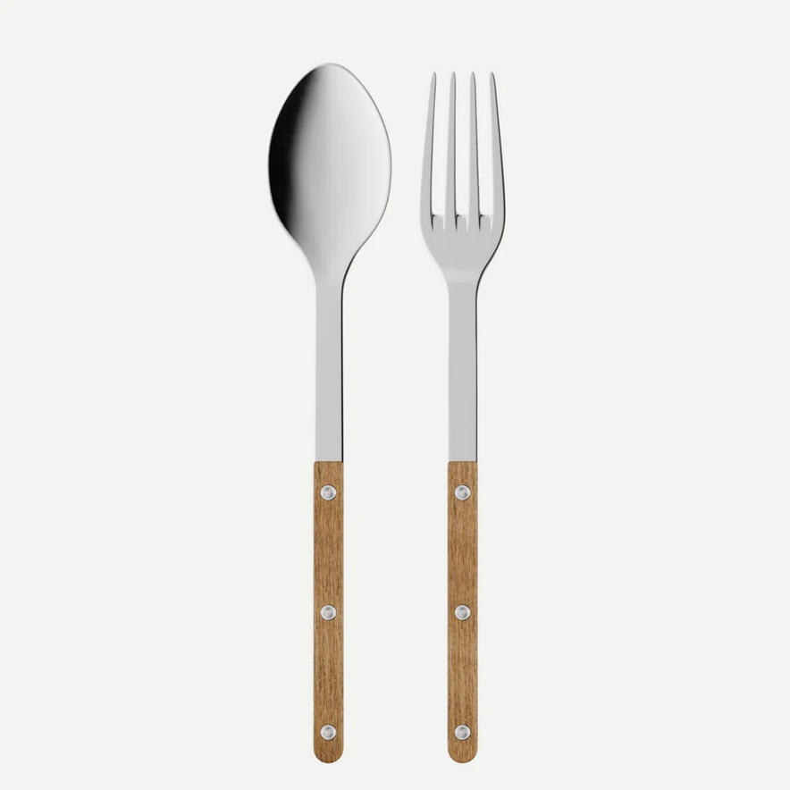 Couverts de service Teck
