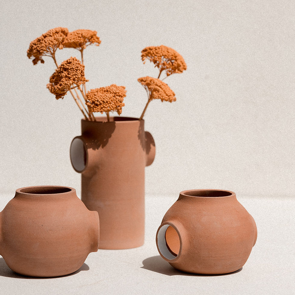Miniaturbild: Vase Bulles terracotta L'Original