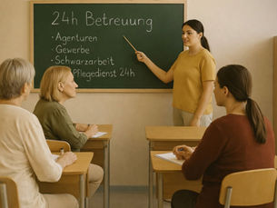 🧓 Unterschiede zwischen Agenturen, Privatbeschäftigung, selbstständigen Betreuungskräften, deutschen Dienstleistern und Pflegediensten